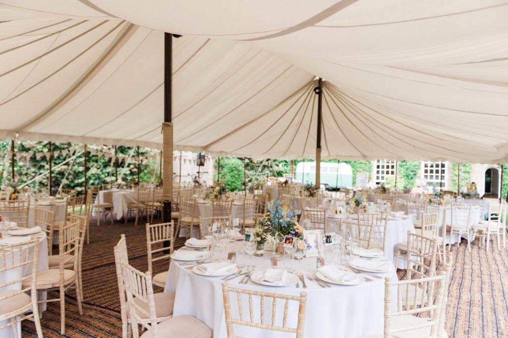 Pole marquee at Cornwell Manor